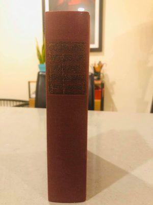 Complete Works of Shakespeare, after. Even though most of the leather was rotted, Ruth was able to preserve and restore the spine's title.