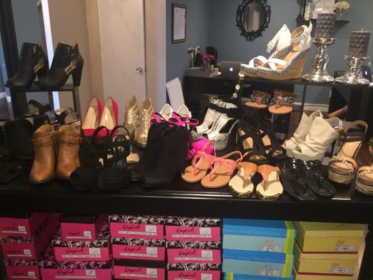 So many cute shoes and sandals!