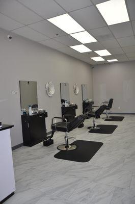 Threading station of prime ibrow threading and waxing salon