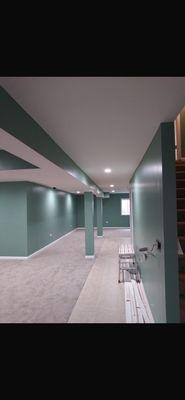 New basement remodel.