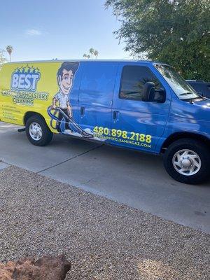 New van wrapped with new logo!