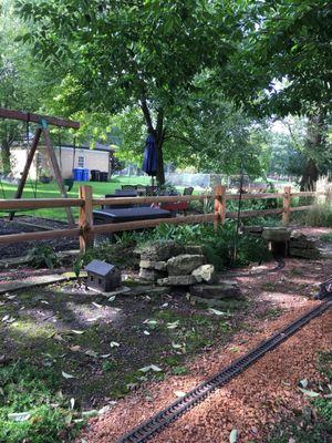 Split rail fence