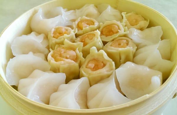 Freezer dumplings were quite good steamed.