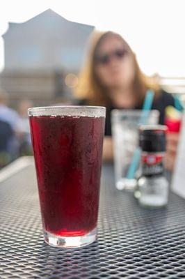 Mainiac Blueberry Cider 5%ABV - Ricker Hill Cidery, Turner, ME ($10)