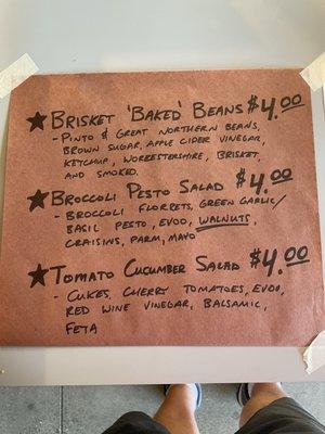 Fittnell BBQ specials menu