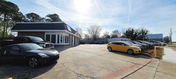 Entrance to the Car Lot