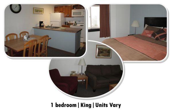 1 Bedroom King Units vary