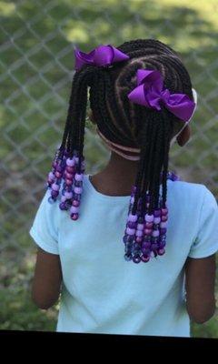 Ponytail braids for kids