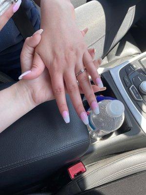 My friends "ombré" nails