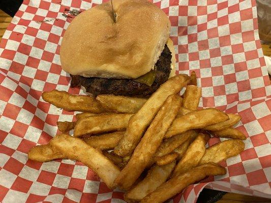 McDowell Burger with French Fries