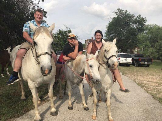 My three kids that are almost all grown up. Horsing around at the Family ranch on Easter