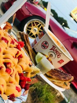 Hot Cheetos fries & Birria Ramen