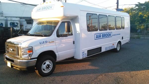 Our newest mini-bus.  Just added to our fleet this week.