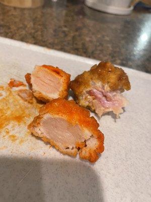 Raw chicken