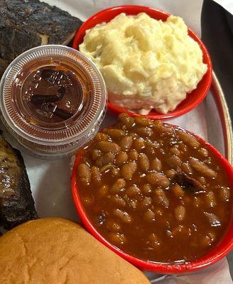 Potato Salad and Baked Beans