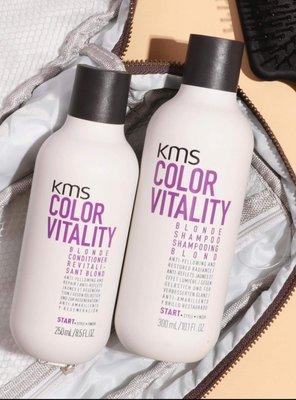 We use and sell KMS hair care products.