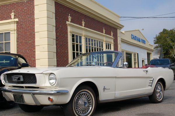 '66 Mustang originally purchased at our lot 50 years ago!