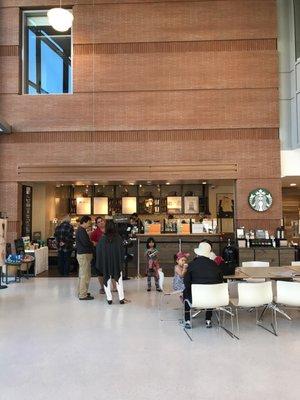 Starbucks inside the Colburn Cafe, market level.