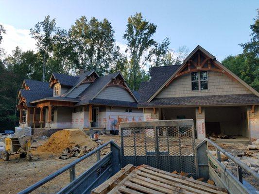 final stages of this new construction home.