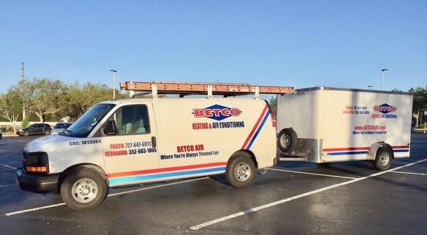 Betco Van and Trailer in Spring Hill, FL