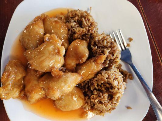 Orange chicken