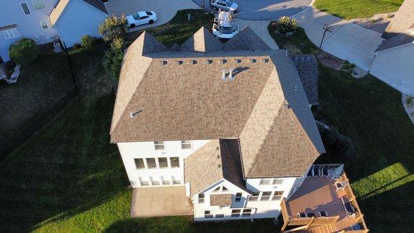 Asphalt shingle roof replacement