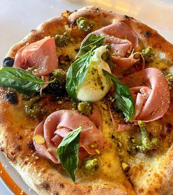 Fiordilatte, Pistachio, Mortadella, Burrata, Basil Pizza - 10/29/2024