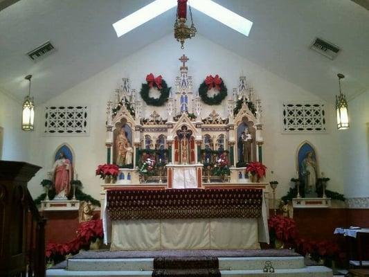 View of the altar