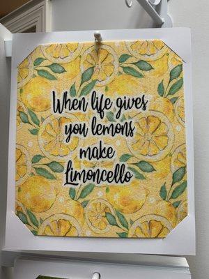 Dish towel when life gives you lemons make limoncello 11/13/23