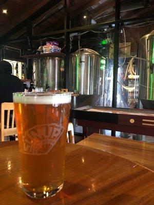 Trooper IPA and brew house