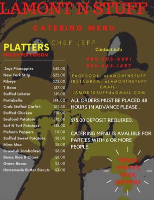 Catering Menu