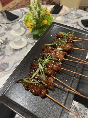 Beef satay