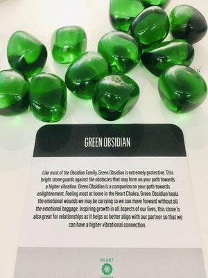 Green obsidian