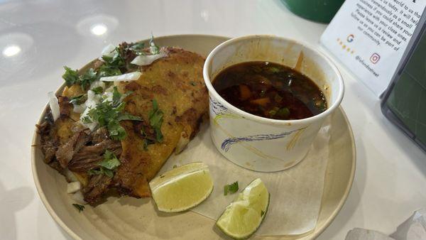 Birria tacos