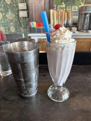 Huckleberry milkshake