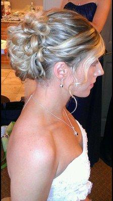 Wedding updo