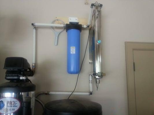 Whole Home Chlorine Removal with Bacterial Eliminating UV Light