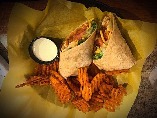 Buffalo chicken wrap