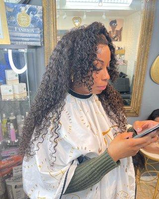 26" Burmese curly install method full with lace frontal