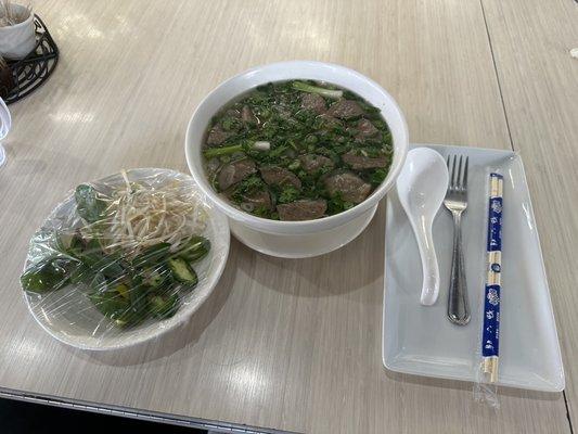 #11: beef meatball pho.