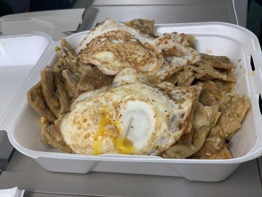 Chilaquiles No Meat