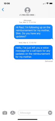 Text follow-ups