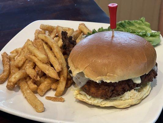 Nashville hot chicken sandwich