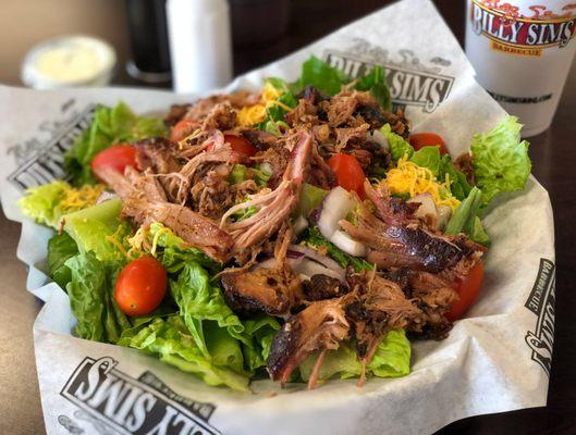 Schooner salad - with pulled pork