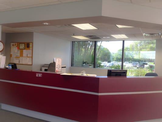 Front reception desk