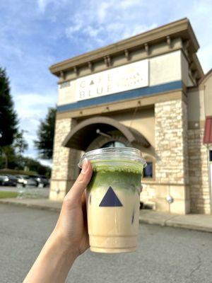 Peach Matcha Latte