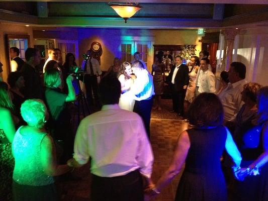 Genevitz wedding 8-12-12 - Our happy couple holds each other tight during their last dance. 8-12-12