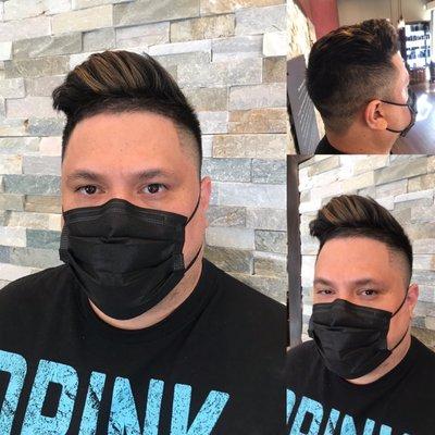 Men's Highlights  By Center Stylist Lissette