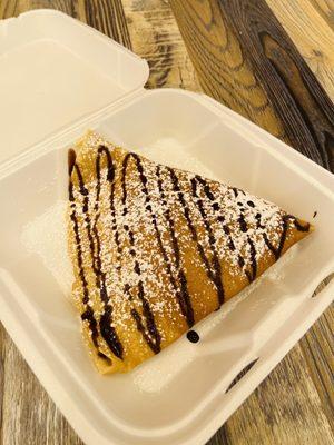 Banana Strawberry Nutella Crepe!