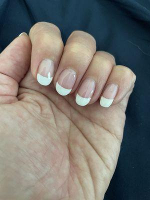 Gel tips. Too clunky on the tips